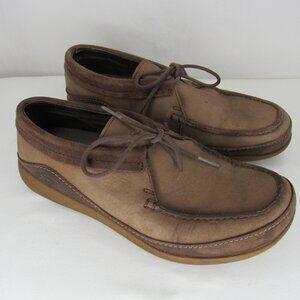 Chaco PINELAND Pinecone Brown Suede Leather Moc Moccasin Shoe Women's 7